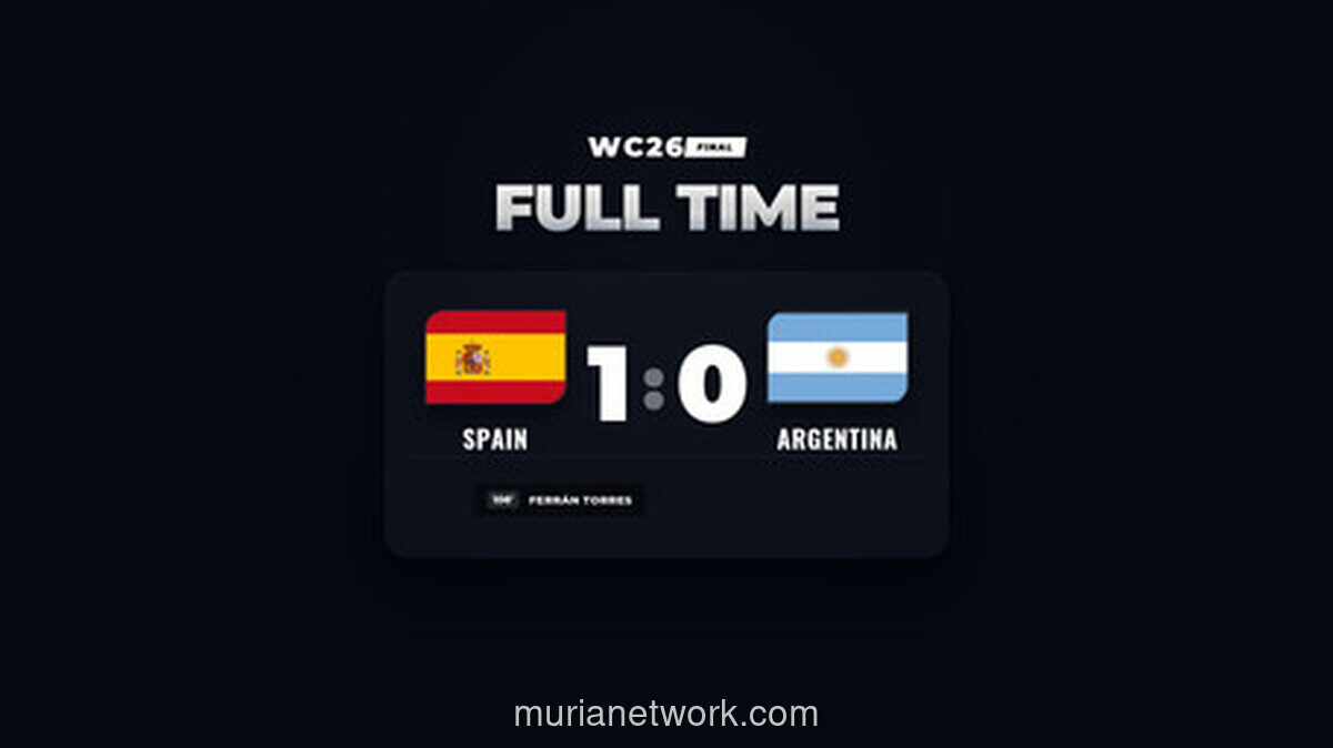 Spanyol Kalahkan Argentina 1-0 di Final Lewat Gol Perpanjangan Waktu
