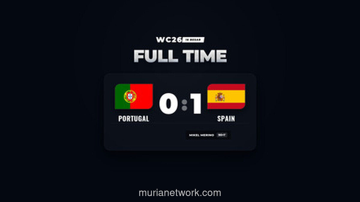 Spanyol Lolos ke Babak Berikutnya Usai Kalahkan Portugal 1-0 di Menit Akhir