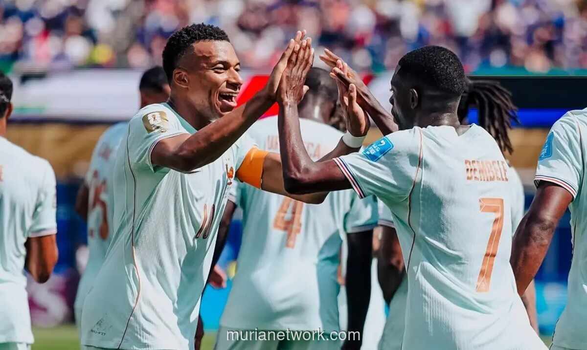 Prancis Pastikan Tiket Semifinal Piala Dunia 2026 Usai Tekuk Maroko 2-0