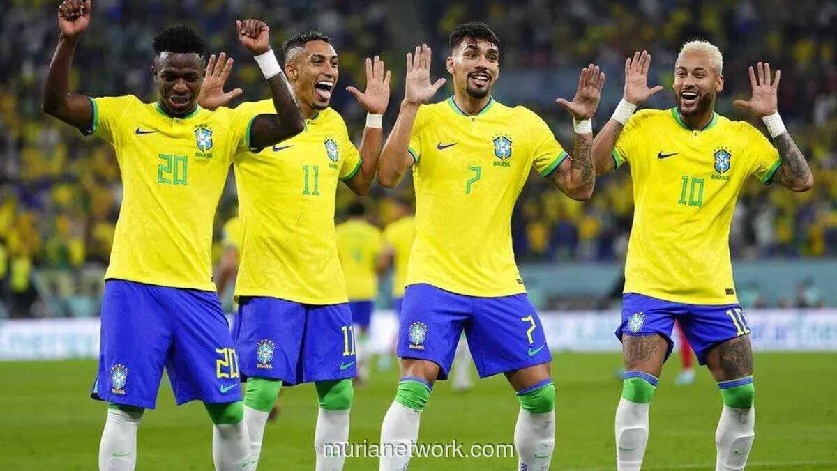 Brasil Incar Kemenangan Perdana atas Norwegia di Babak 16 Besar Piala Dunia 2026
