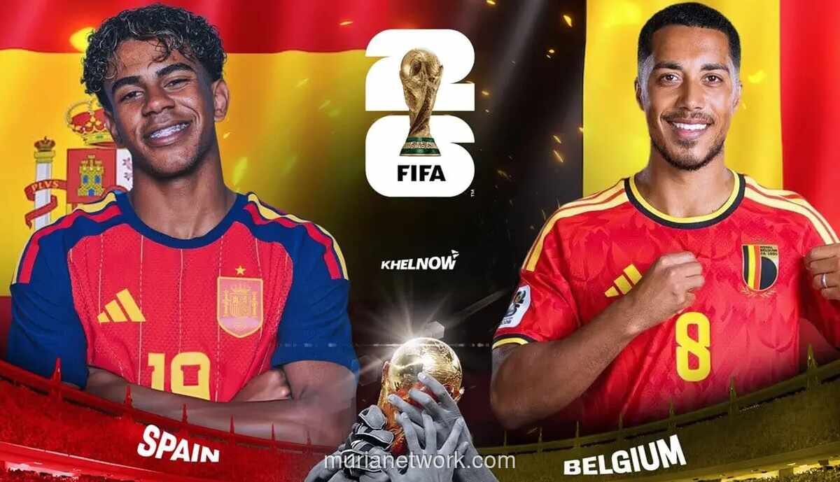Spanyol vs Belgia di Perempat Final Piala Dunia 2026: Dominasi Matador Tak Terbantahkan
