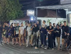 HIPMI Bone Kampanyekan Gaya Hidup Sehat Lewat Gowes Malam