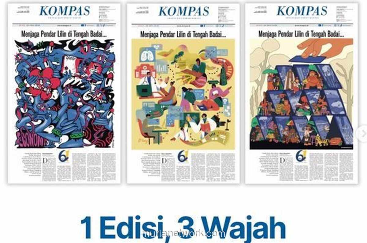 HUT ke-61, Kompas Terbitkan Tiga Cover Berbeda untuk Pertama Kalinya