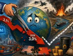 IMF Pangkas Proyeksi Pertumbuhan Ekonomi Global 2026 Jadi 3 Persen