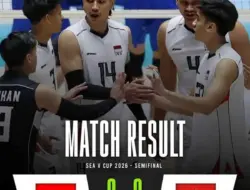 Timnas Voli Putra Indonesia ke Final SEA V Cup 2026 Usai Kalahkan Vietnam 3-0