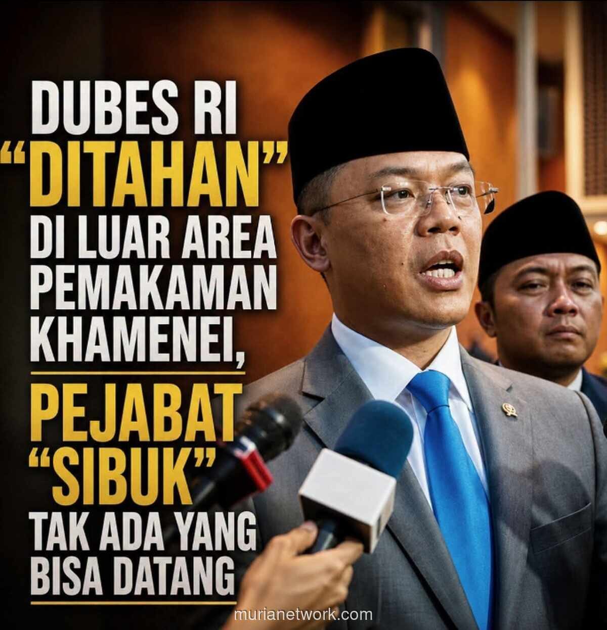 Duta Besar Indonesia Tak Diizinkan Masuk Pemakaman Ayatollah Khamenei karena Aturan Akses Iran