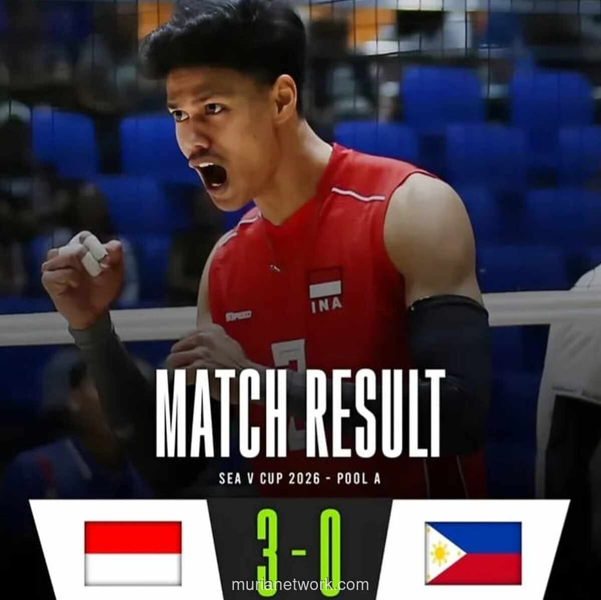 Timnas Voli Putra Indonesia ke Semifinal SEA V Cup 2026 Usai Kalahkan Filipina