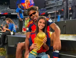 Content Creator Asal Sevilla Ines Garcia Santos Dampingi Lamine Yamal Rayakan Gelar Piala Dunia 2026