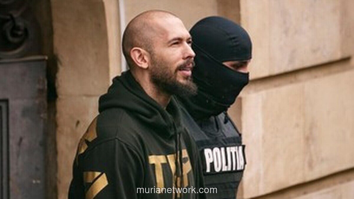 Andrew Tate dan Saudaranya Ditangkap di AS atas 38 Dakwaan Baru