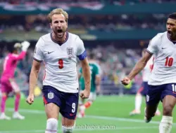 Inggris Taklukkan Meksiko 3-2 dan Tantang Norwegia di Perempat Final Piala Dunia