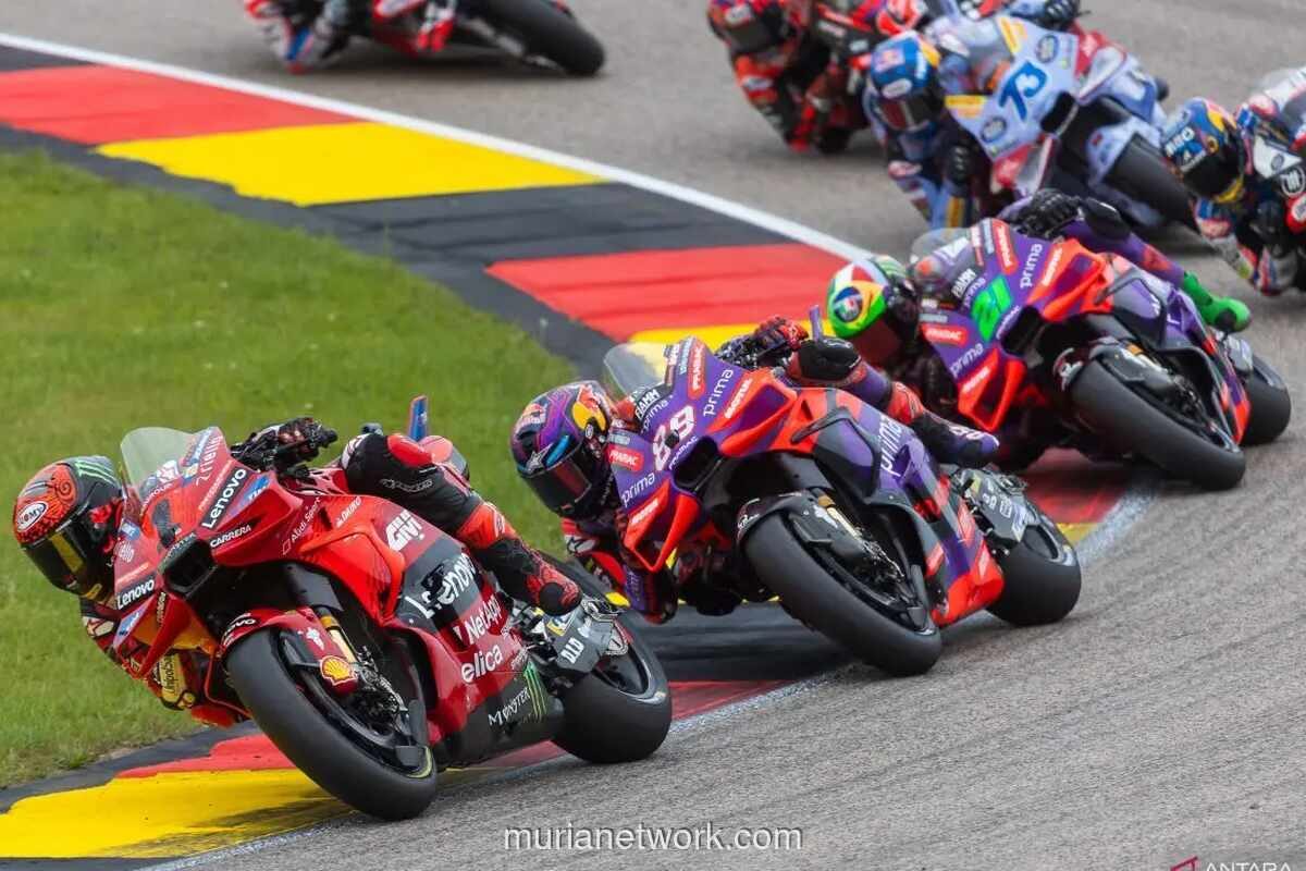 Mario Aji Tembus Q2 Moto2 Jerman Usai Absen Lima Seri karena Cedera Leher