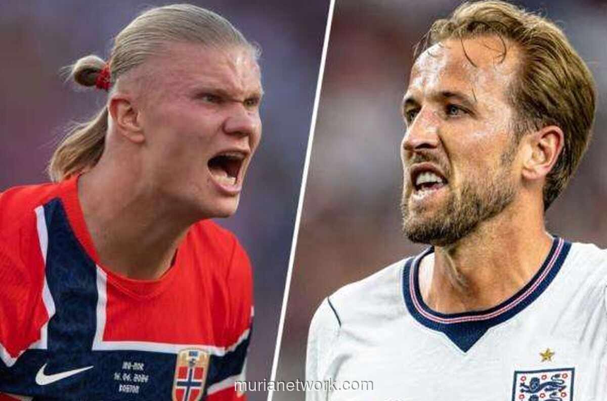 Inggris vs Norwegia di Perempat Final Piala Dunia 2026: Duel Mesin Gol Kane dan Haaland