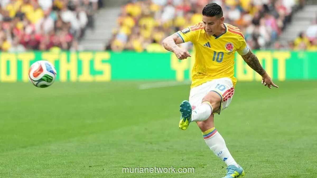 James Rodriguez Samai Rekor Penampilan David Ospina di Timnas Kolombia