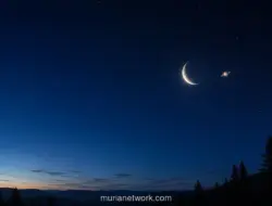 Malam Ini, Konjungsi Saturnus dan Bulan Hiasi Langit Indonesia