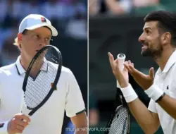 Sinner Rebut Set Pertama atas Djokovic di Semifinal Wimbledon