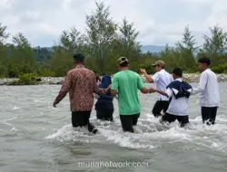 Gubernur Sulteng Anwar Hafid Biayai Sendiri Pembangunan Jembatan untuk Pelajar di Banggai