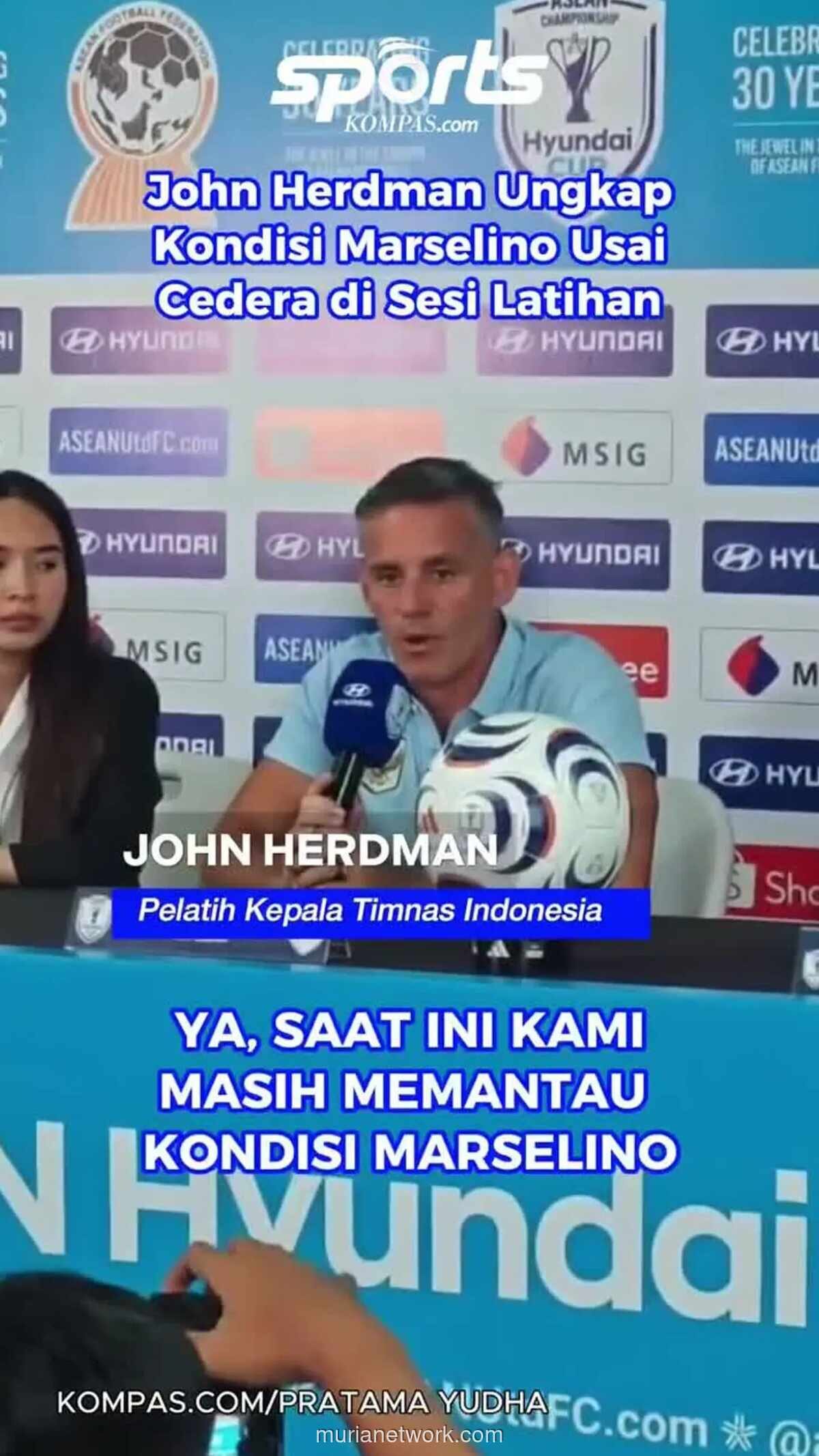 Marselino Ferdinan dalam Pantauan Jelang Laga Perdana Piala AFF 2026