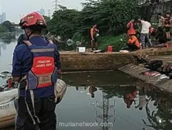 Pencarian Pria Tenggelam di Kali Ciliwung Masih Berlangsung, Diduga Dikejar OTK