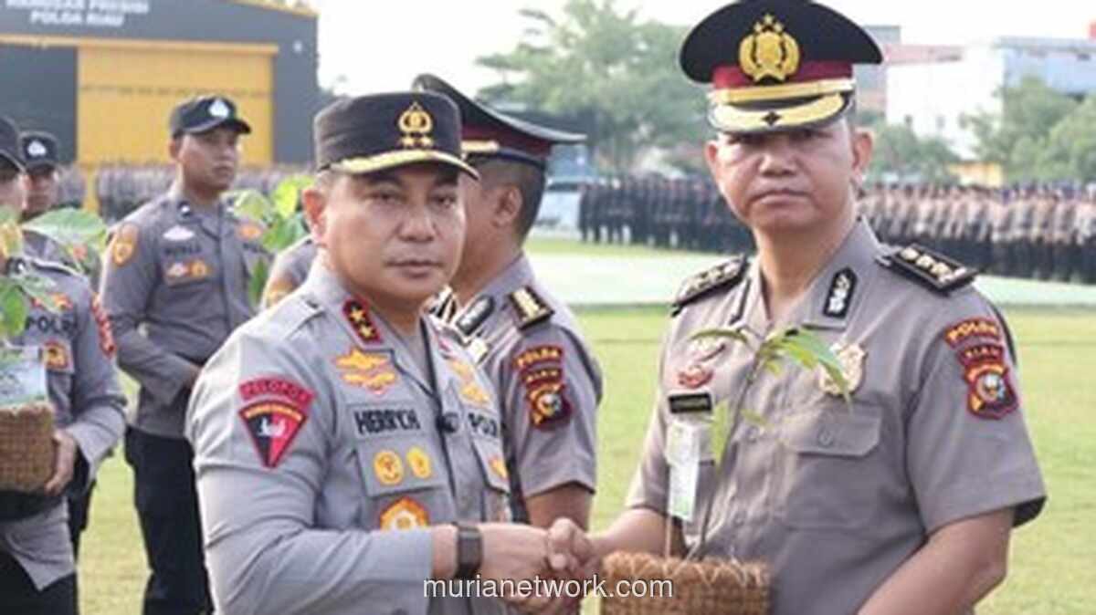 1.126 Personel Polda Riau Naik Pangkat, Kapolda Ingatkan soal Narkoba