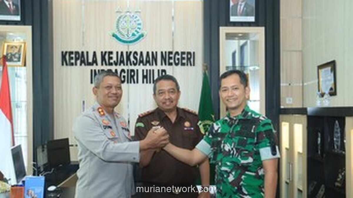 Polres, Kodim, dan Kejari Inhil Perkuat Sinergi Penegakan Hukum