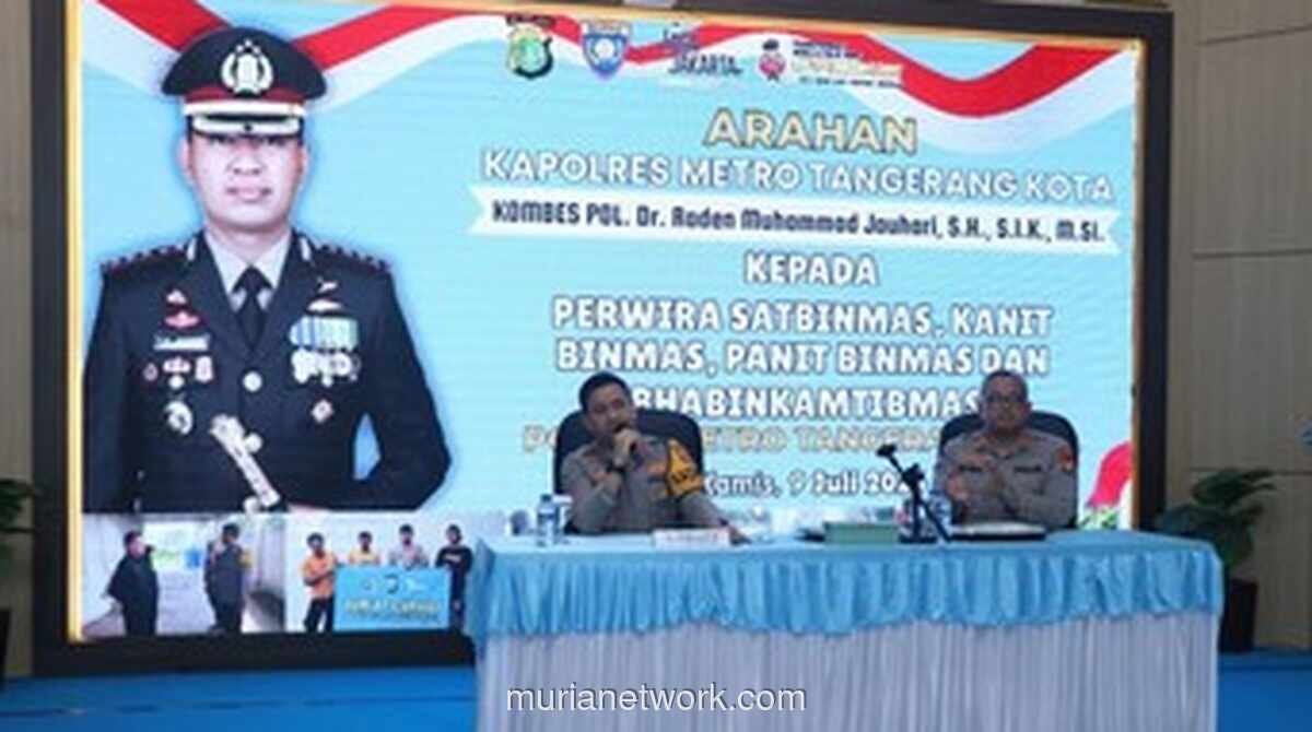 Kapolres Metro Tangerang Kota Ingatkan Bhabinkamtibmas Jangan Abaikan Tugas Pokok