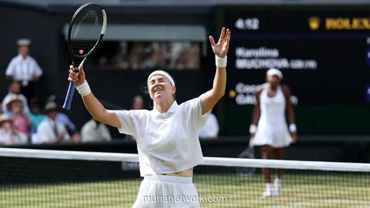 Muchova Kalahkan Gauff di Semifinal Wimbledon 2026, Lolos ke Final Grand Slam Kedua