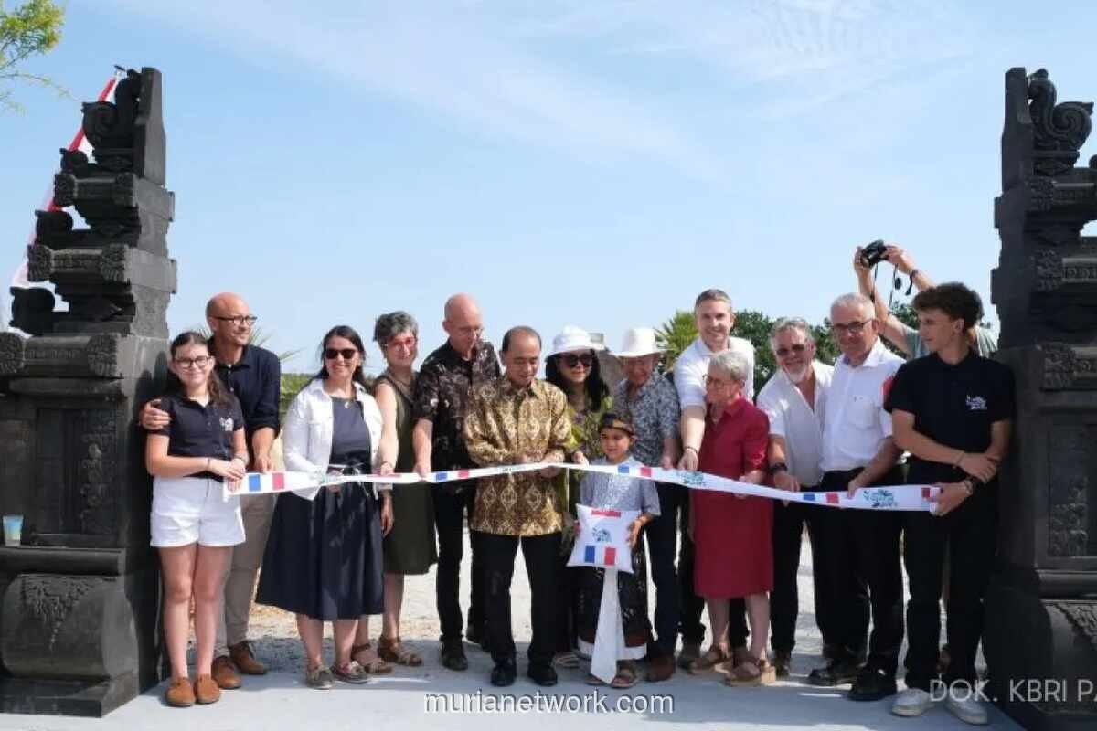 Indonesia Resmikan Taman Tematik di Prancis, Perkuat Diplomasi Budaya