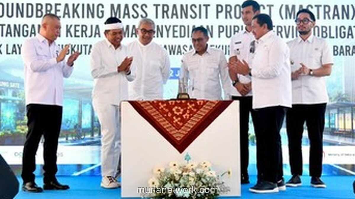 Bandung Raya Bersiap Punya BRT Modern, Groundbreaking Proyek Mastran Resmi Dimulai