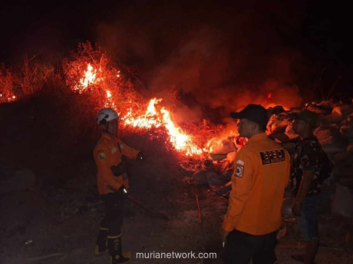 Kebakaran Semak dan Limbah Kain di Bandung Berhasil Dipadamkan