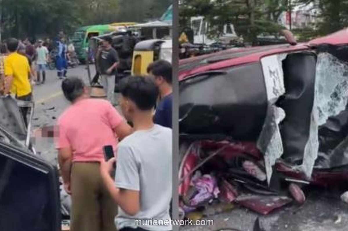 Kecelakaan Beruntun di Sibolangit, Jalur Medan-Berastagi Macet Total