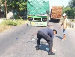 Kecelakaan Maut di Jombang, Pemotor Tewas Terlindas Truk Gandeng saat Menyalip