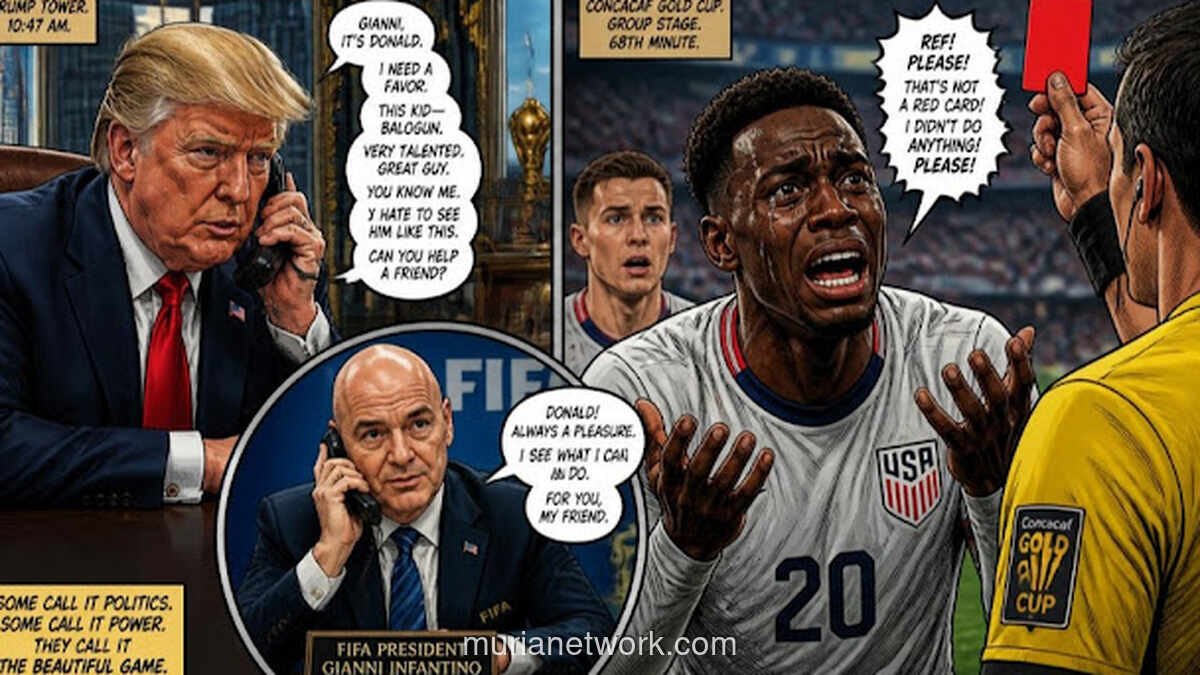 Kontroversi Piala Dunia 2026: Telepon Trump ke Infantino Batalkan Kartu Merah Balogun