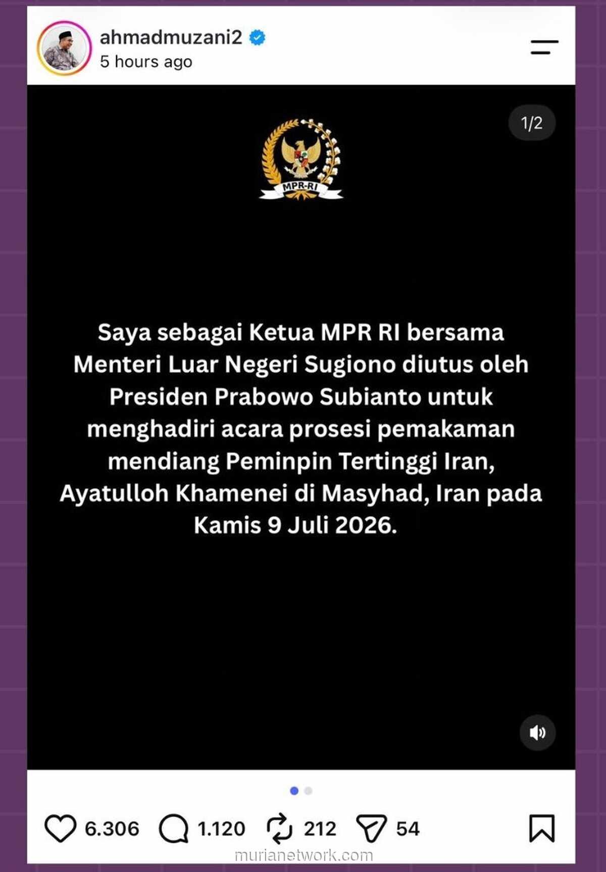 Polemik Pengutusan Ketua MPR oleh Presiden, Bambang Pacul Pertanyakan Landasan Hukum