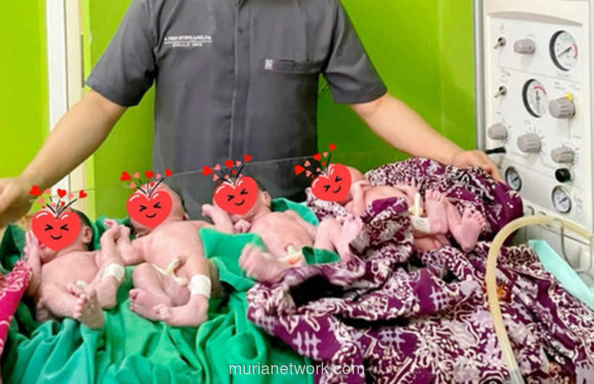 Bayi Kembar Empat Lahir Sehat di Mamuju Tengah, Pertama dalam Sejarah Sulbar