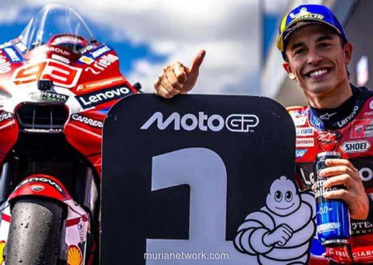 Marc Marquez Dekati Jorge Martin Usai Menang Sprint MotoGP Jerman