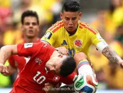 Kolombia dan Swiss Imbang Tanpa Gol di Babak Pertama, Ronaldo Ucapkan Perpisahan