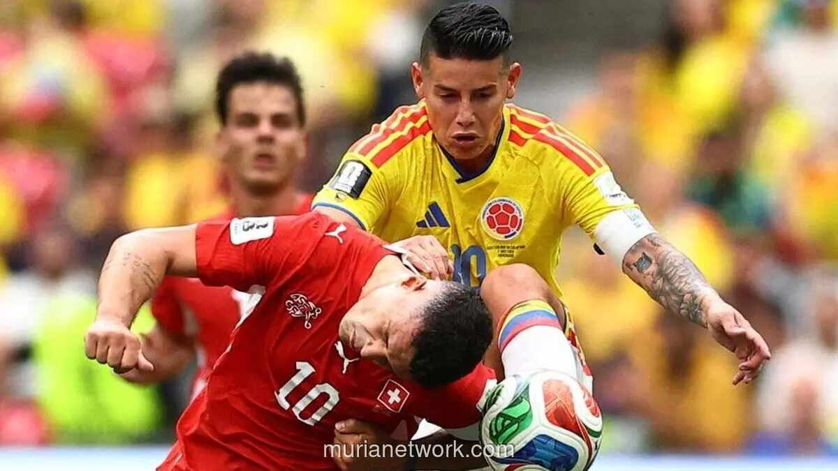 Kolombia dan Swiss Imbang Tanpa Gol di Babak Pertama, Ronaldo Ucapkan Perpisahan