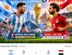 Kemenangan Argentina atas Mesir Diwarnai Kontroversi Keputusan Wasit