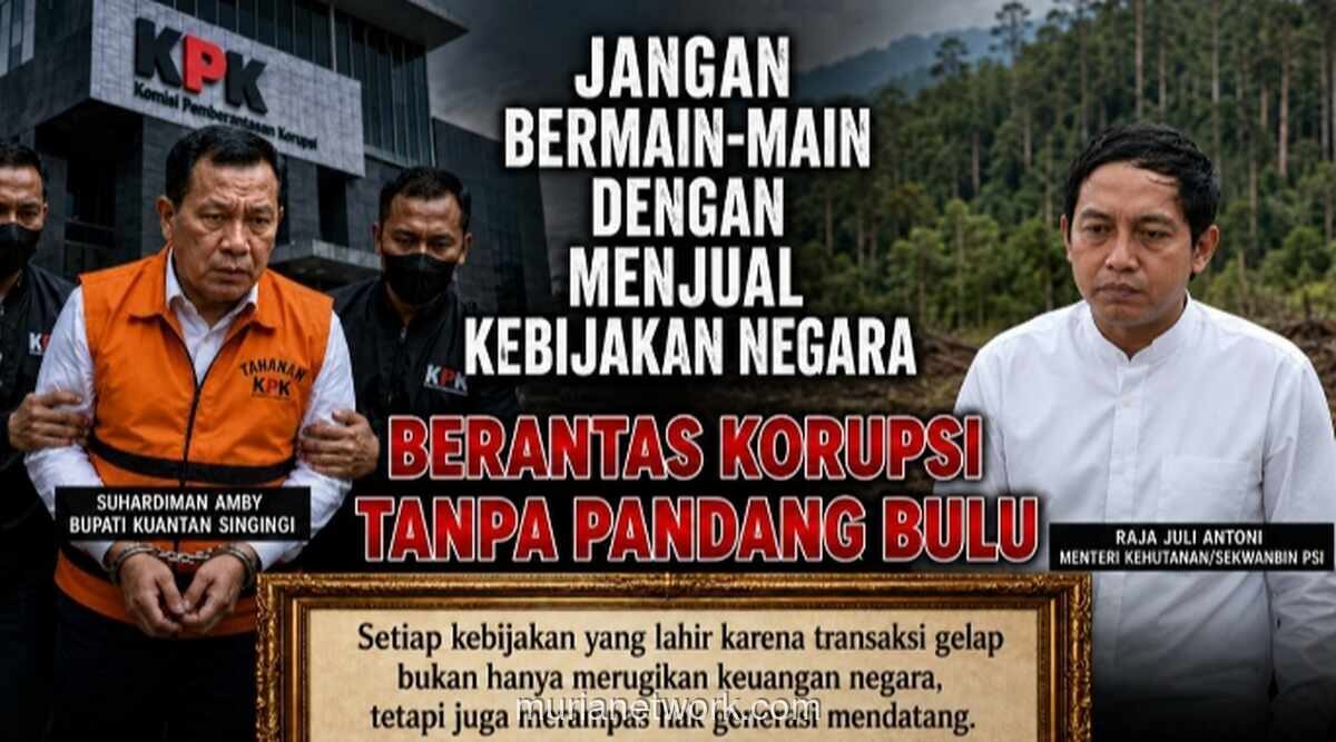 KPK Diminta Segera Usut Raja Juli Antoni Terkait Dugaan Gratifikasi