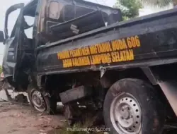 Mobil Pikap Angkut Santri Tabrak Rumah di Lampung Selatan, Dua Tewas