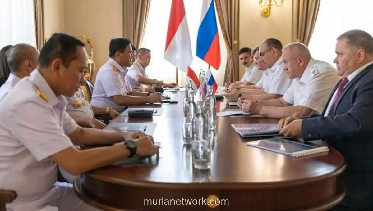 KSAL Laksamana Ali Bertemu Pimpinan AL Rusia di St. Petersburg, Bahas Kerja Sama Militer