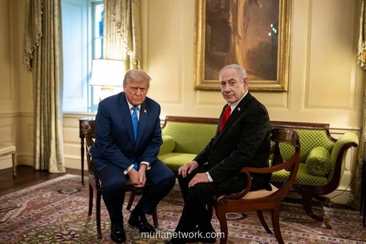 Netanyahu Tiba di Washington di Tengah Ketegangan dengan Trump soal Iran dan Tepi Barat