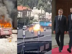 Ledakan Bom Guncang Damaskus saat Macron Bertemu Presiden Suriah