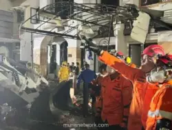 Ledakan Pipa Gas di Medan Hancurkan Bangunan, Satu Tewas dan Dua Tertimbun
