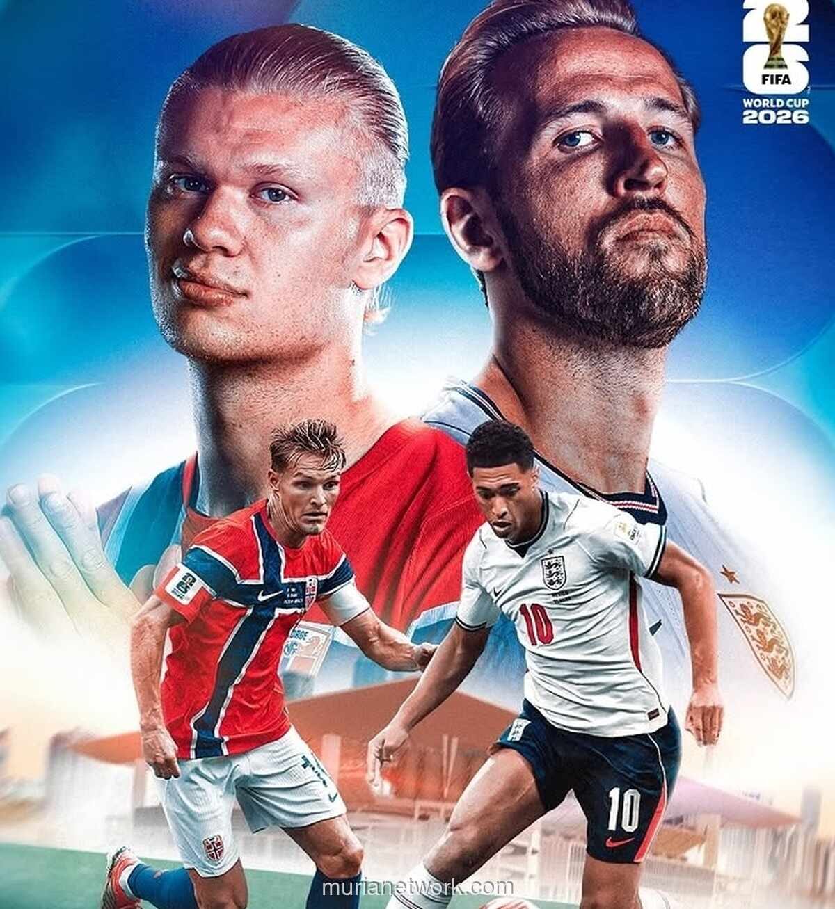 Norwegia Vs Inggris: Haaland dan Kane Starter di Perempat Final Piala Dunia 2026
