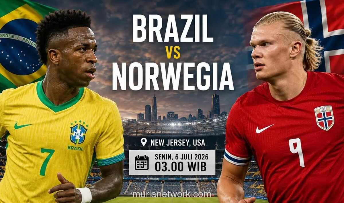 Brasil Incar Tiket Perempat Final Piala Dunia 2026, Norwegia Jadi Batu Sandungan