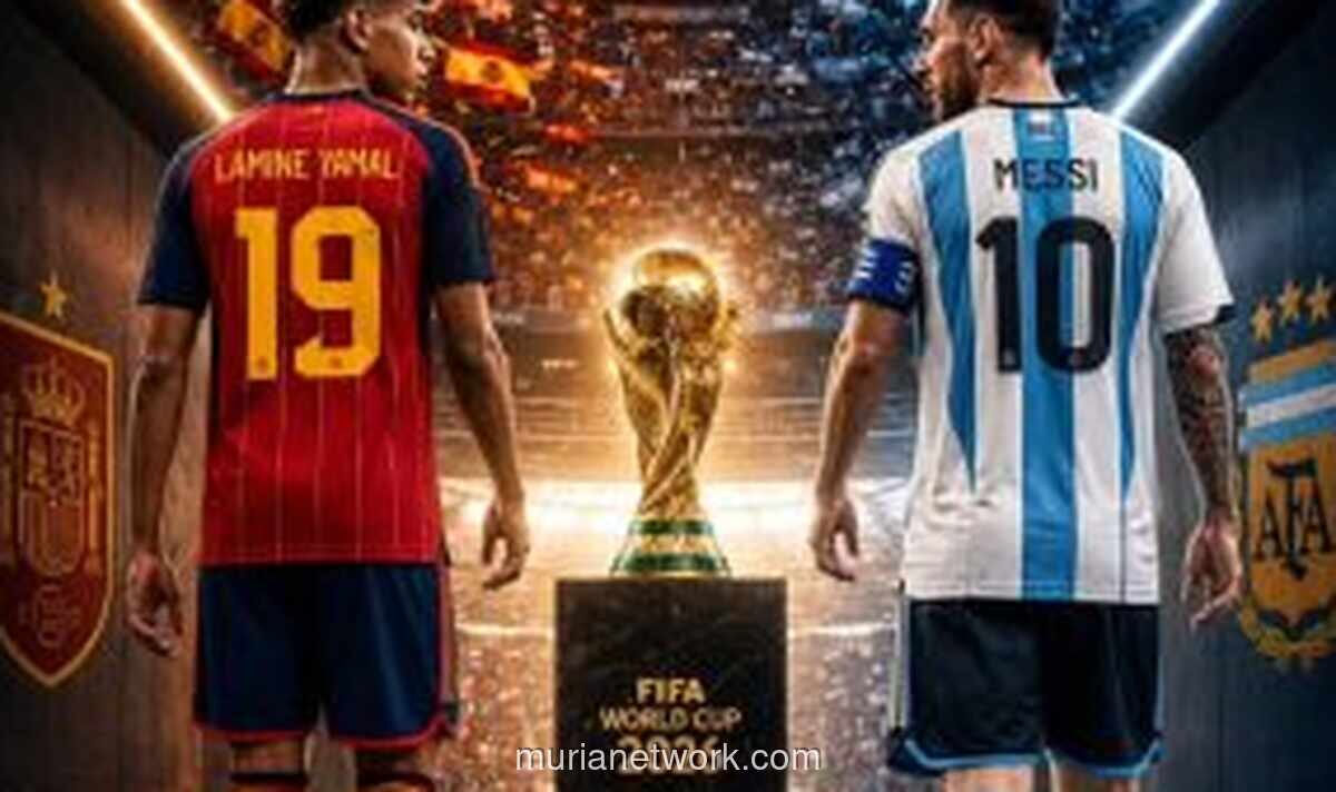 Final Piala Dunia 2026: Argentina vs Spanyol, Duel Messi dan Yamal