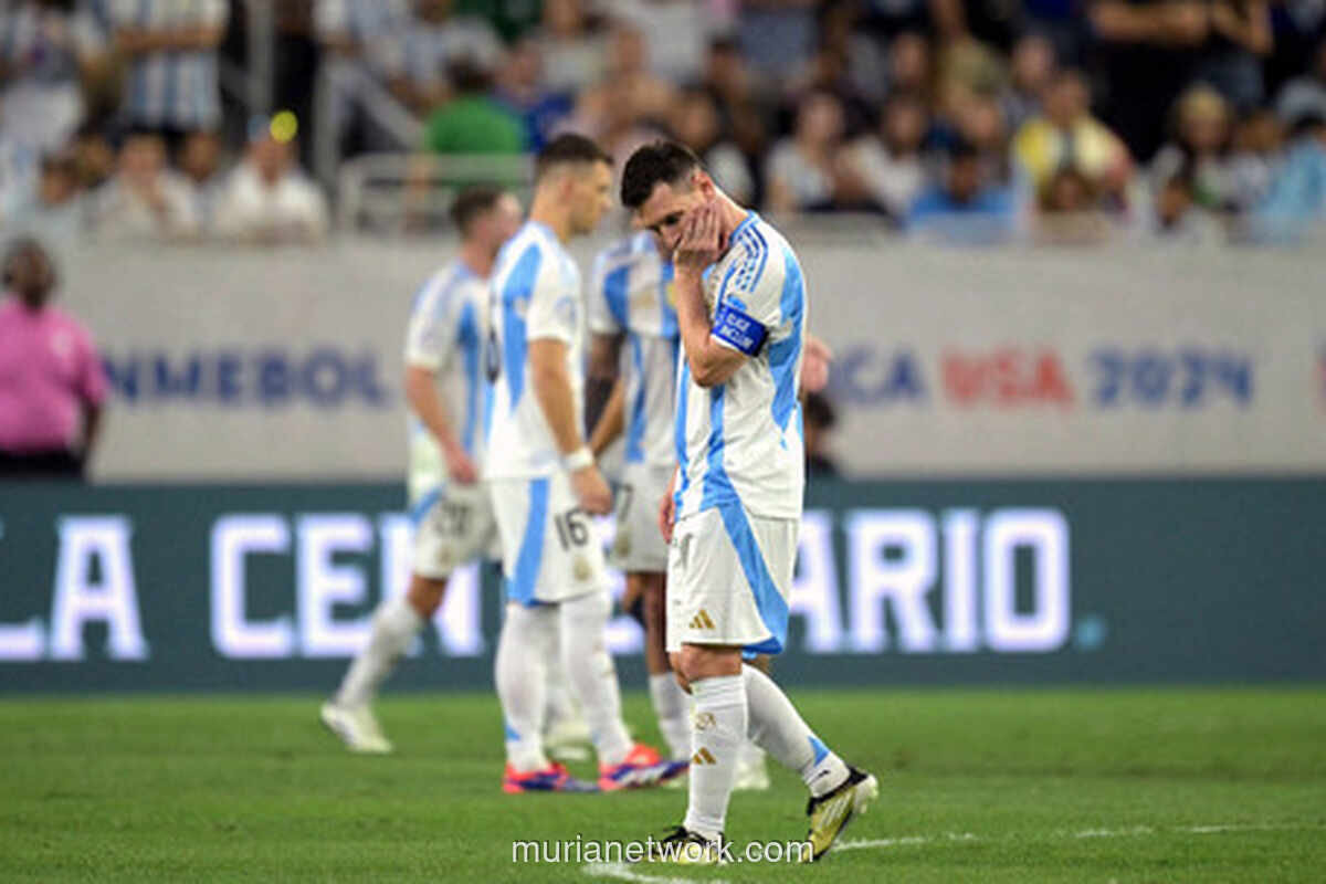 Argentina Gagal Pertahankan Gelar, Messi Tak Kuasa Tahan Air Mata