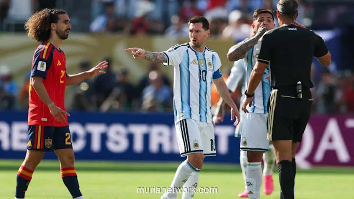 Kontroversi Messi Warnai Final Piala Dunia 2026: Minta Wasit Usir Cucurella karena Tutup Mulut