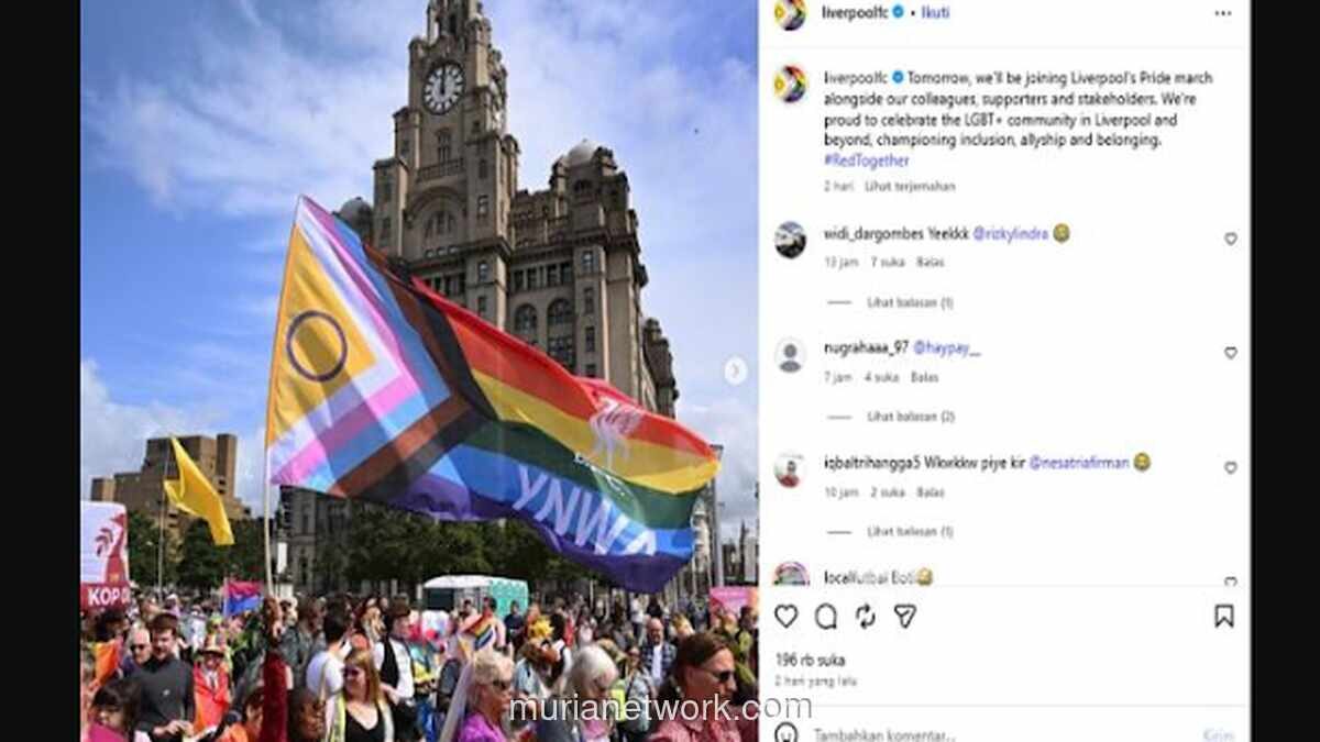 Dukung Pride Liverpool, Liverpool FC Dikecam Fans Termasuk dari Indonesia